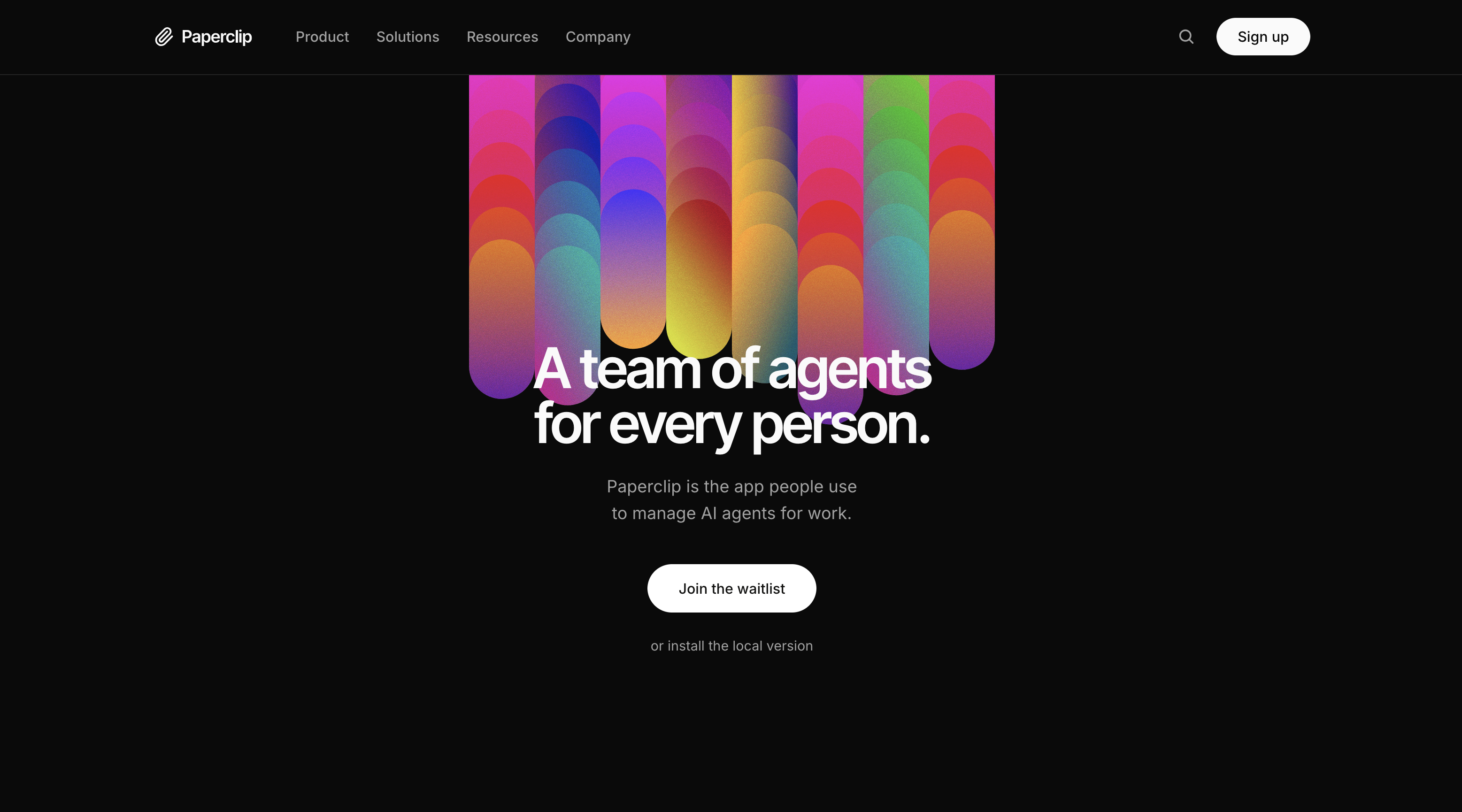 Paperclip product screenshot